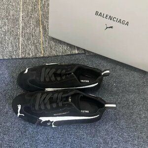 PUMA x Balenciaga Speedcat Thin-soled Casual Shoes, Black US6 Collaboration